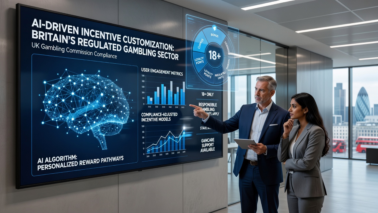 AI systems processing anonymized player data to generate personalized incentive offers across UK gambling platforms