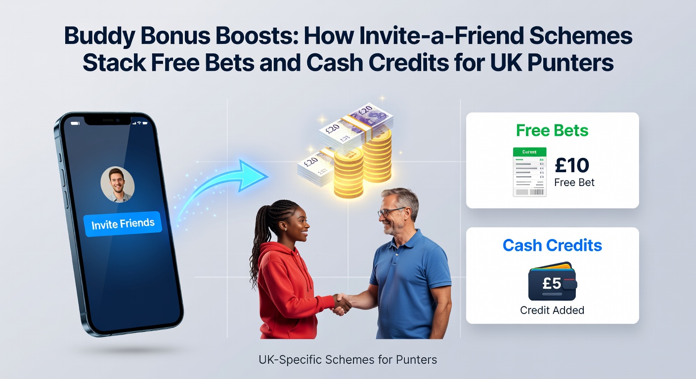 Dashboard screenshot showing stacked free bet tokens and cash credits from multiple referrals on a UK betting site