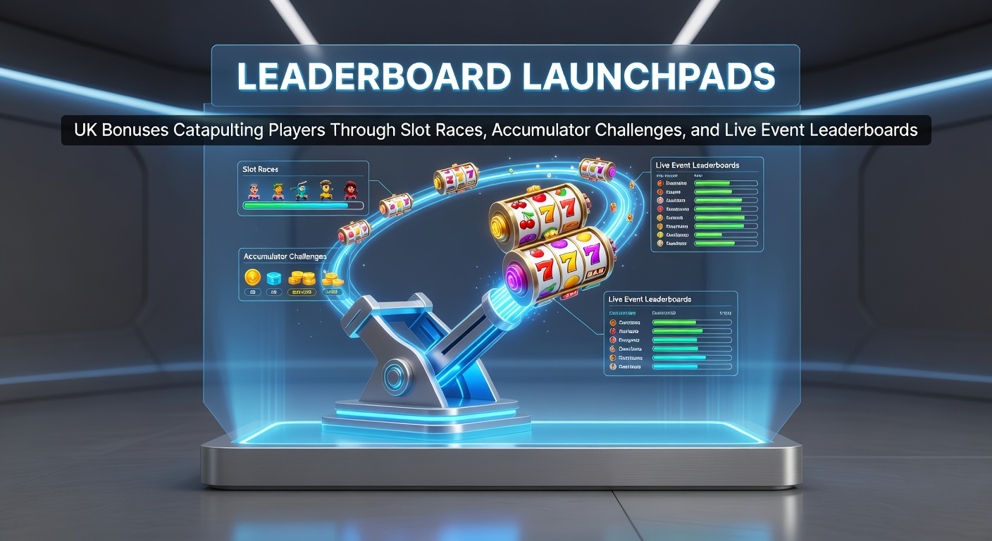 Players competing on a vibrant digital leaderboard in a UK online casino slot race, with bonus multipliers highlighted