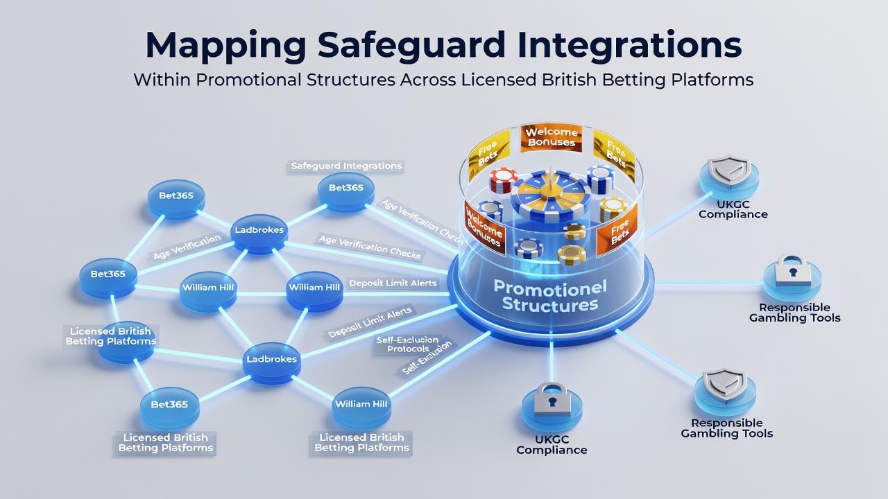 Diagram showing how safeguard tools connect to bonus structures on British betting platforms